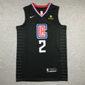 Men's LA Clippers Kawhi Leonard #2 Black 2022/23 Statement Edition Swingman Jerseys