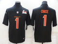 Men's Cincinnati Bengals Ja'Marr Chase #1 Black Player Game Jerseys