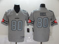 Men's San Francisco 49ers Jerry Rice #80 Gray Game Jerseys