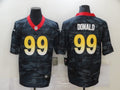 Men's Los Angeles Rams Aaron Donald #99 Gray Camouflage Game Jerseys