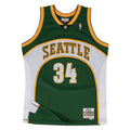SuperSonics No. 34 dark green 06-07 season Mitchell retro jersey - Ray Allen