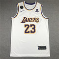 Men's Los Angeles Lakers LeBron James #23 NBA White Swingman Player Jerseys