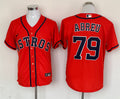 Men's Houston Astros Jose Abreu #79 Orange Limited Player Jerseys