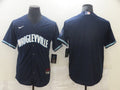 Men's Chicago Cubs Navy City Connect Replica Blank Jerseys