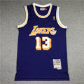 Men's Los Angeles Lakers Wilt Chamberlain #13 NBA Swingman Jerseys - Retro Purple