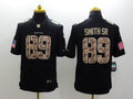 Men's Baltimore Ravens Steve Smith Sr #89 Black Game Player Jerseys