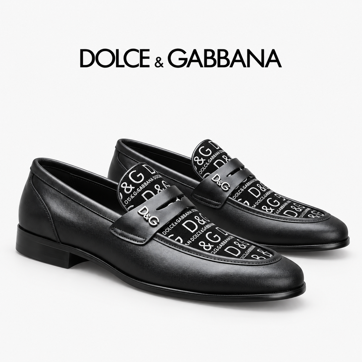 Dolce & Gabbana DG Men's Handcrafted Formal Dress Shoes