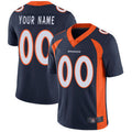 Custom1 Denver Broncos Navy Vapor Untouchable Player Limited Jerseys Stitched Jerseys American Football Jerseys