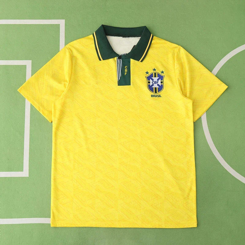 Brazil National Team Home Retro Fan Version 91/93 Season Jersey