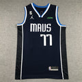 Men's Dallas Mavericks Luka Doncic #77 Navy 2022/23 Statement Edition Swingman Jerseys