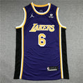 LeBron James #6 Los Angeles Lakers Purple 2022-23 Statement Edition Swingman Jersey – Jordan Brand