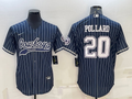 Men's Dallas Cowboys Tony Pollard #20 Navy Player Jerseys Joint Edition