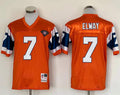 Men's Denver Broncos John Elway Mitchell & Ness Orange Legacy Replica Jerseys
