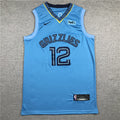 Men's Memphis Grizzlies Ja Morant #12 Blue Replica Fast Break Jerseys