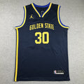 Stephen Curry #30 Golden State Warriors Jordan Brand Navy Statement Edition Swingman Jersey