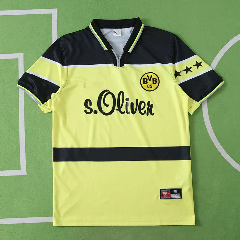 Borussia Dortmund Home Retro Fan Jersey 1996/97 | UEFA Champions League Winners