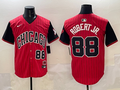 Men's Chicago White Sox Luis Robert Jr. #88 Red/Black 2025 City Connect Limited Player Jerseys