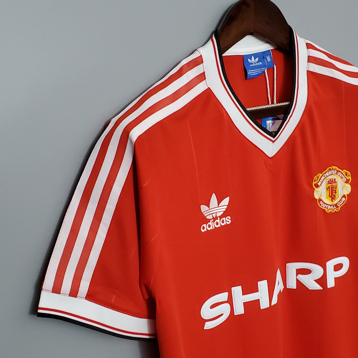 Manchester United 1983 Home Short Sleeve Jersey