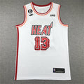 Men's Miami Heat Bam Adebayo #13 White 2022/23 Swingman Jerseys - Classic Edition
