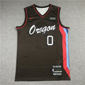 Men's Portland Trail Blazers Damian Lillard Brown Swingman Jerseys City Edition