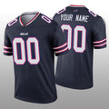 Custom1 Buffalo Bills Navy Inverted Legend Jerseys Stitched Jerseys Football Jerseys