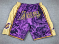 Men's Los Angeles Lakers Purple Year of the Tiger Edition Pocket Shorts1