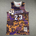 Men's Los Angeles Lakers LeBron James #23 Year of Rabbit Edition Hardwood Classics Swingman Jerseys