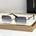 Dolce & Gabbana DG Sunglasses – Oversized Square Frame with Crystal DG Logo | Gold & Black