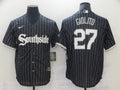 Men's Chicago White Sox Lucas Giolito #27 Black Replica Baseball Jerseys