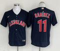 Men's Cleveland Guardians Jose Ramirez Nike Navy Replica Player Jerseys