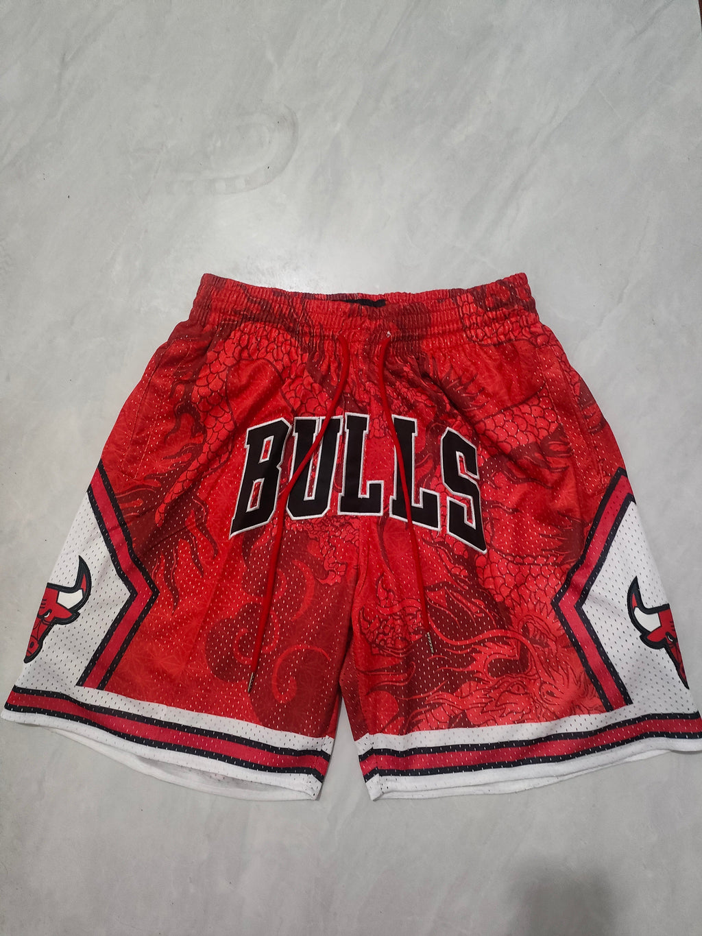 JUST DON Chicago Bulls Dragon Year Limited Edition Pocket Shorts