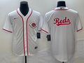 Men's Cincinnati Reds White Home Replica Jerseys