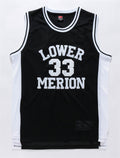 Men's Los Angeles Lakers Kobe Bryant #33 Lower Merion High School Jerseys Black