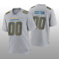 Custom1 Los Angeles Chargers Gray Atmosphere Game Jerseys Stitched American Football Jerseys