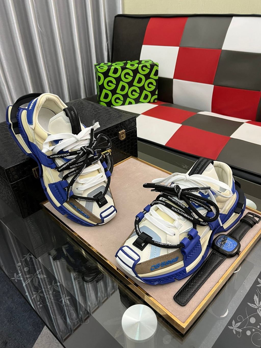 Dolce & Gabbana DG Chunky Dad Sneakers with TPU Sole