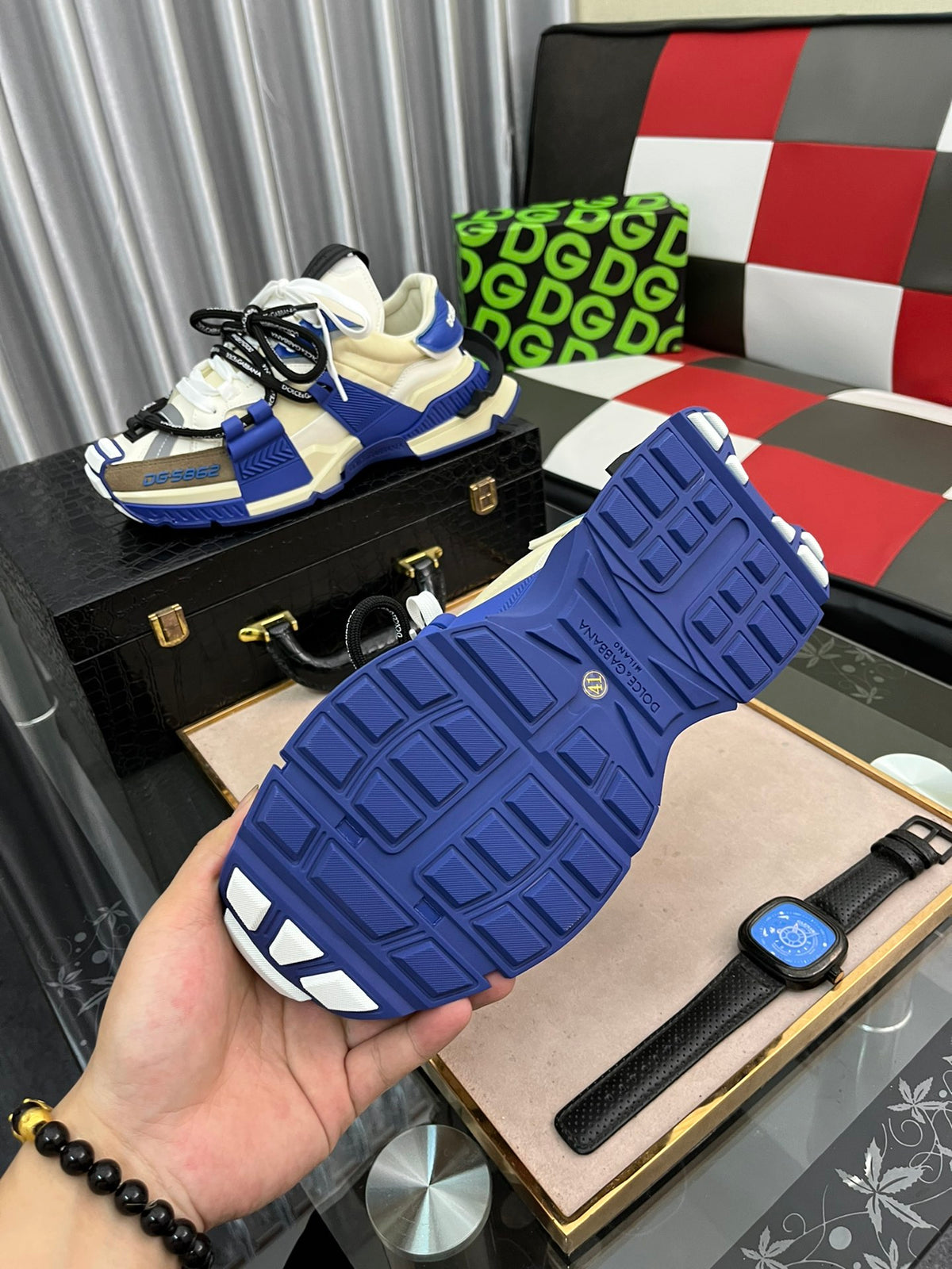 Dolce & Gabbana DG Chunky Dad Sneakers with TPU Sole