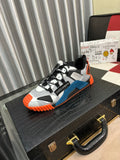 Dolce & Gabbana DG Couple's Multi-Material Casual Sneakers