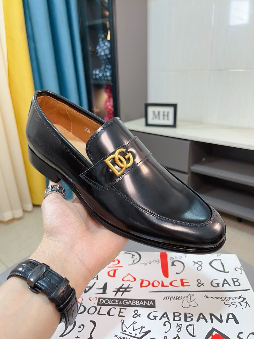 Dolce & Gabbana DG Men's Dress Shoes in Premium Calfskin