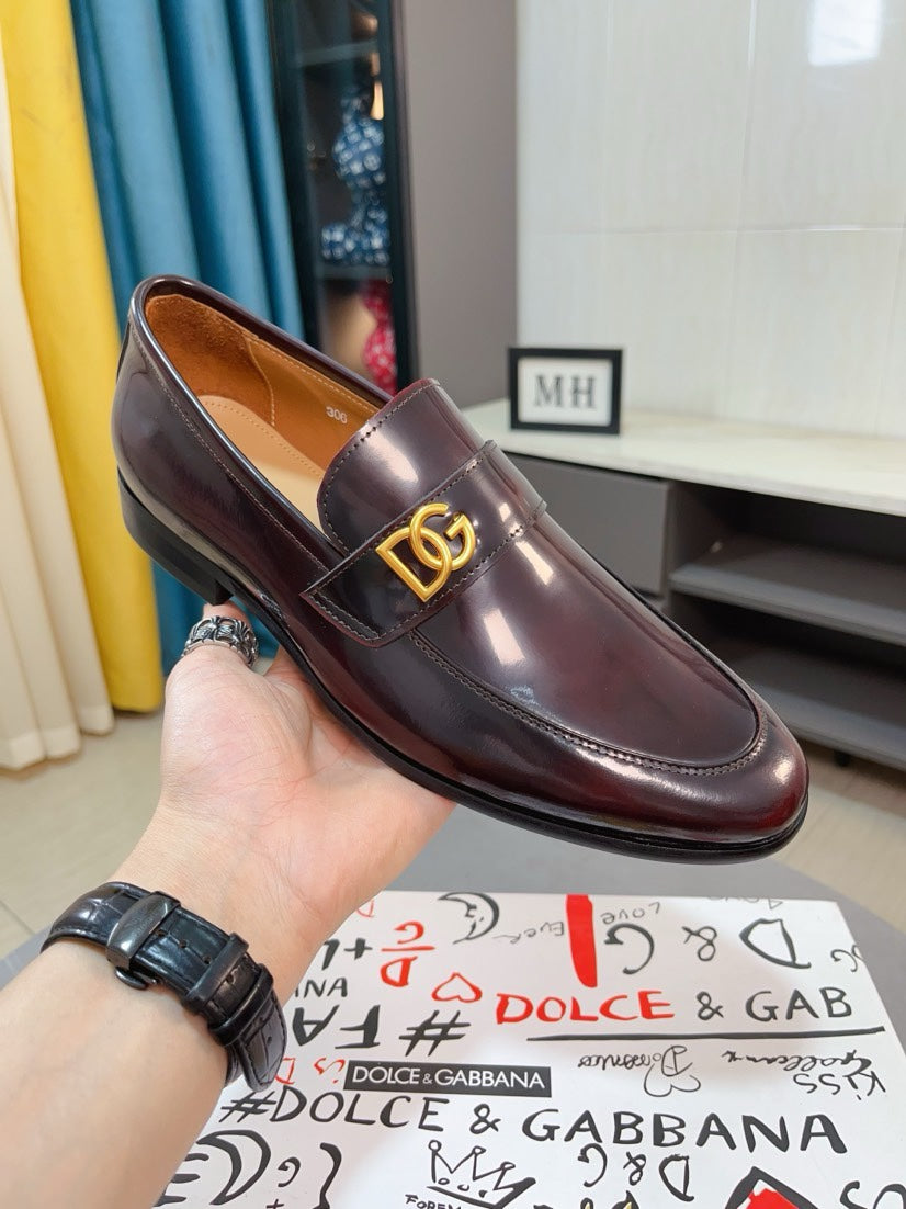 Dolce & Gabbana DG Men's Dress Shoes in Premium Calfskin