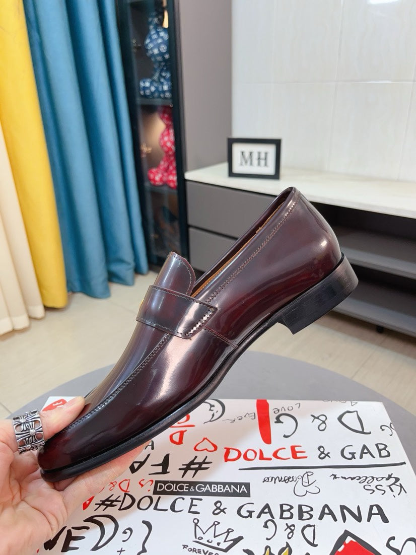 Dolce & Gabbana DG Men's Dress Shoes in Premium Calfskin