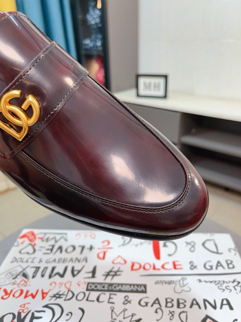 Dolce & Gabbana DG Men's Dress Shoes in Premium Calfskin
