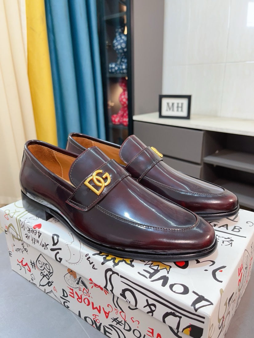 Dolce & Gabbana DG Men's Dress Shoes in Premium Calfskin