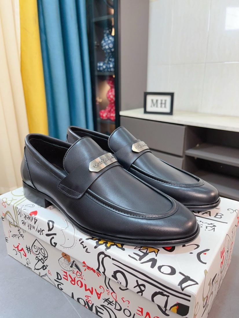 Dolce & Gabbana DG Men's Dress Shoes in Premium Calfskin