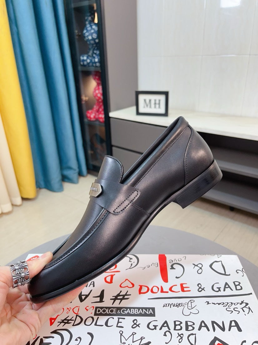 Dolce & Gabbana DG Men's Dress Shoes in Premium Calfskin