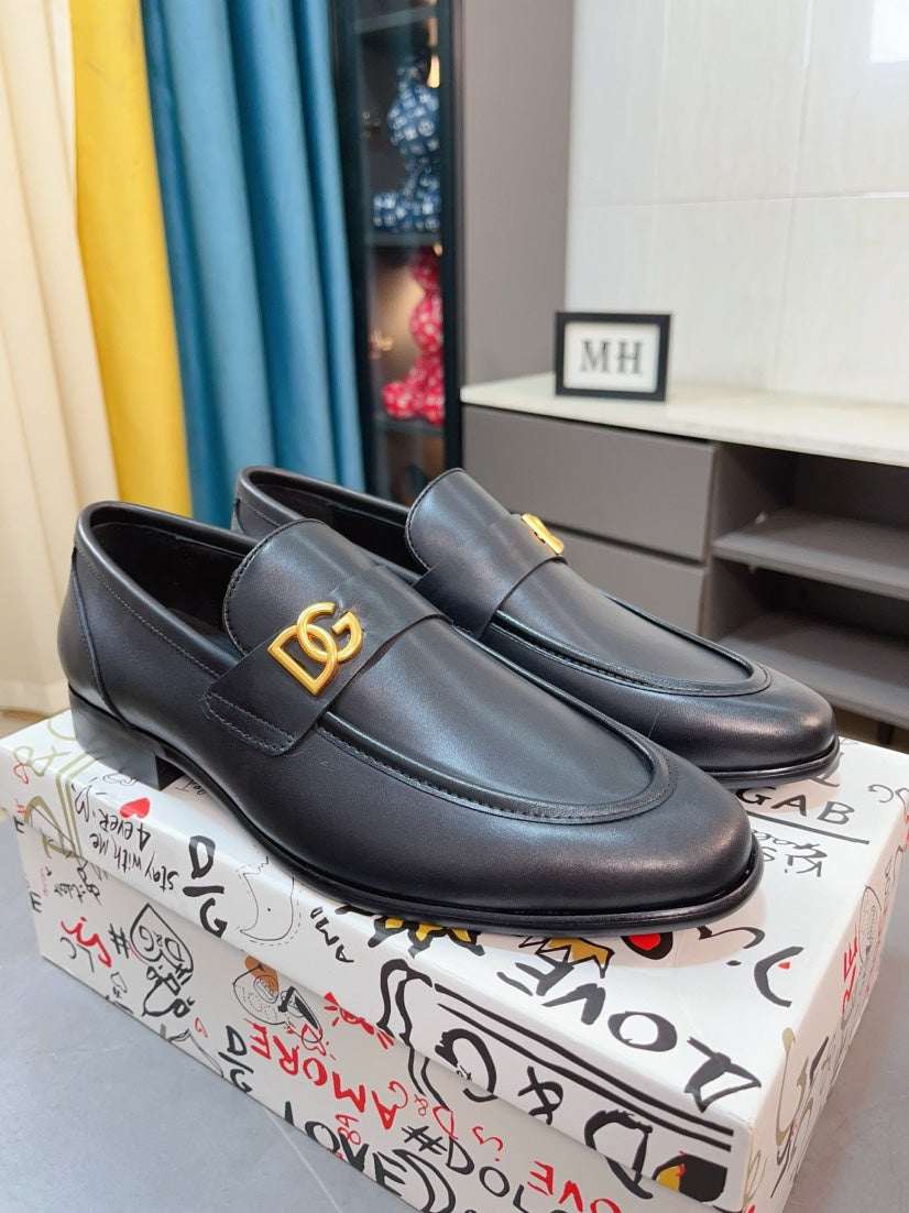 Dolce & Gabbana DG Men's Dress Shoes in Premium Calfskin