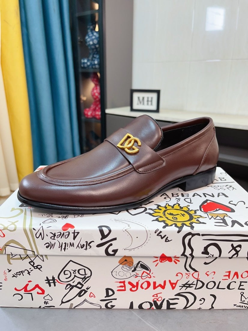Dolce & Gabbana DG Men's Dress Shoes in Premium Calfskin