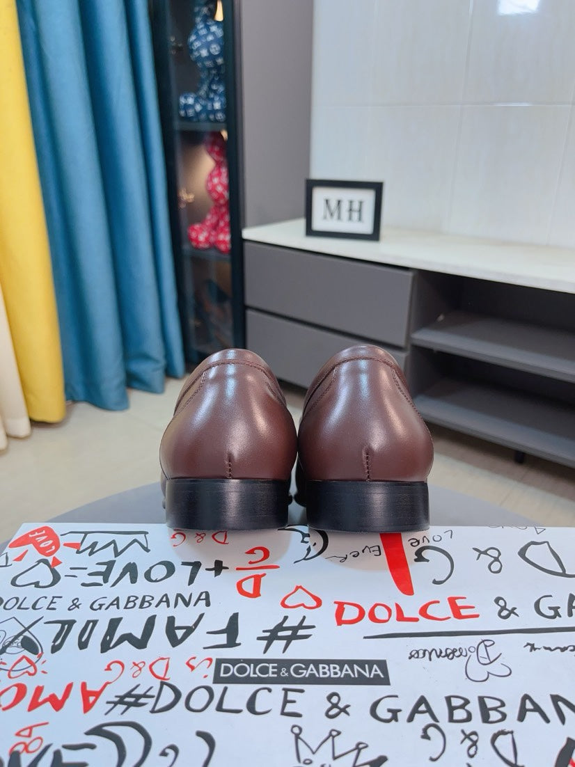 Dolce & Gabbana DG Men's Dress Shoes in Premium Calfskin