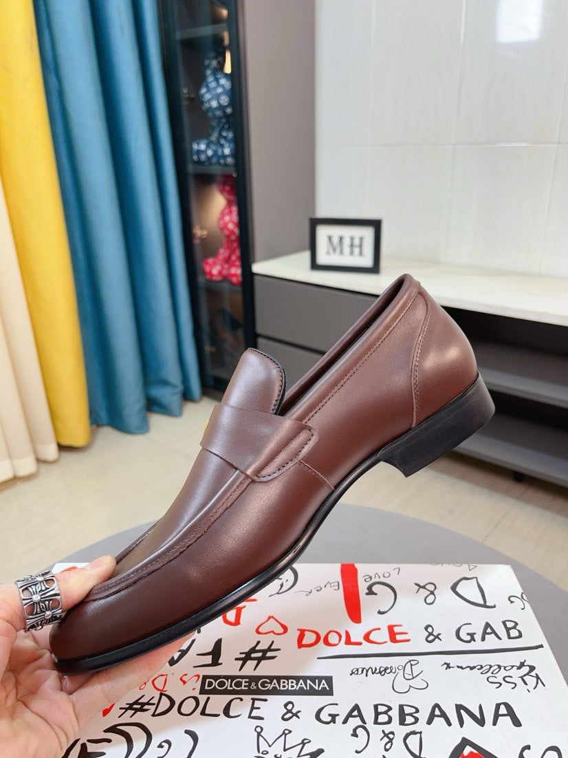 Dolce & Gabbana DG Men's Dress Shoes in Premium Calfskin