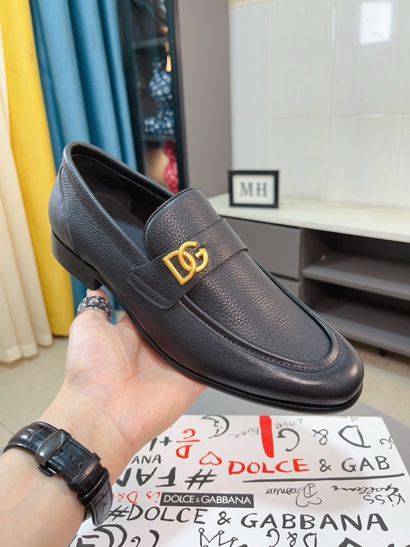 Dolce & Gabbana DG Men's Dress Shoes in Premium Calfskin