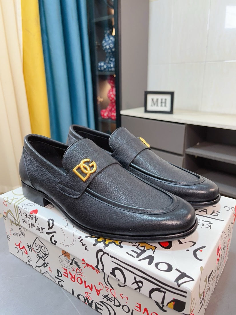 Dolce & Gabbana DG Men's Dress Shoes in Premium Calfskin